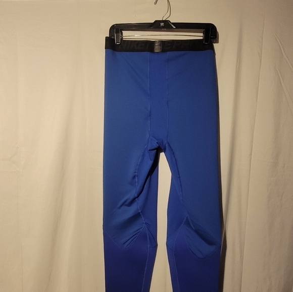 Nike NBA Pro Hyperstrong Padded Tights Pants 3/4 Blue Player Issued Size 2XL-T - Picture 5 of 8